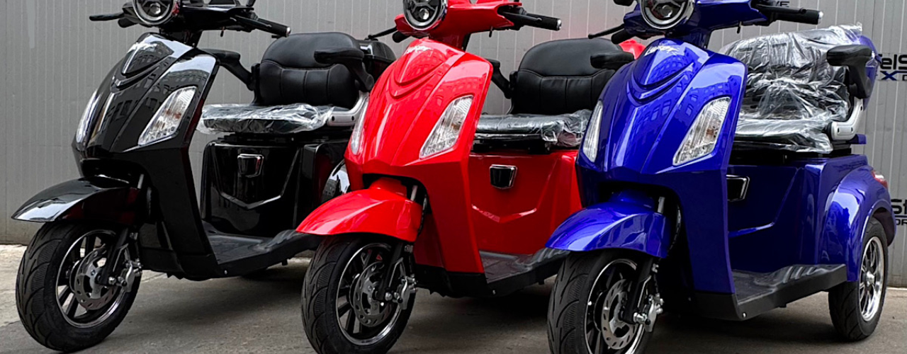 Електрическа триколка LUXOR PRO NEW 60V 1500W със задно задвижване и диференциал Нова серия