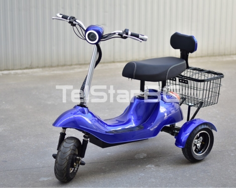 Eлектрическа триколка TS 350-1+ 48V 500W с двойна седалка с облегалка