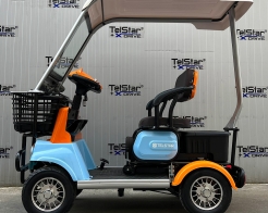 Електрическа четириколка Luxor Roof 1500W 23Ah триместна с покрив Нов модел 2025 снимка 183