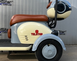 Електрическа триколка тип VESPA STYLE ROOF с покрив 60V 1500W снимка 207