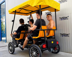 Електрическа рикша с педали Tourist-4 23Ah без регистрация снимка 253