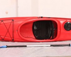 Едноместен туристически спортен кану каяк SEMIK снимка 62