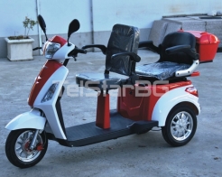 Двуместна електрическа триколка TS-400 2000W 20Ah с CE сертификат снимка 73